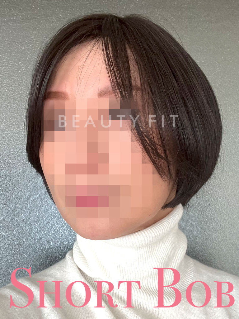 医療用ウィッグのヘアカタログ ショートボブのタイトル画像