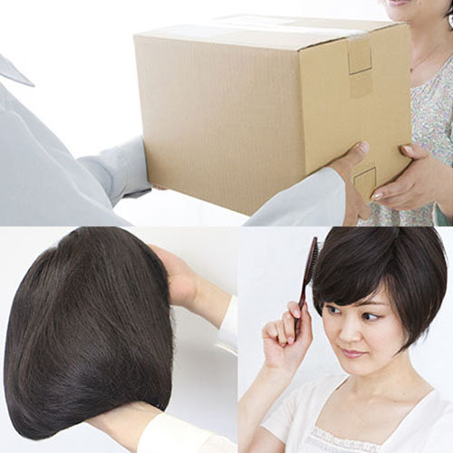 試着セットをしているイメージ
