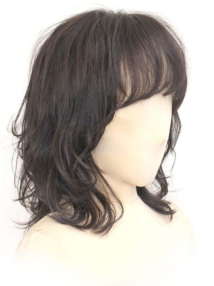 レイヤーウルフの医療用ウィッグ写真(右フロントサイド)